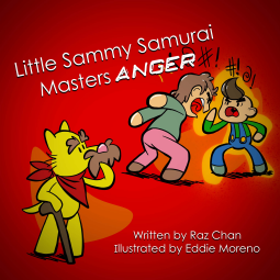 book cover for Little Sammy Samurai Masters Anger