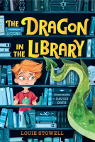 book cover for The Dragon in the Library