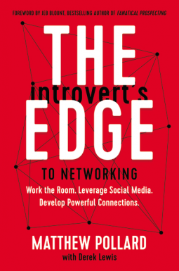 book cover for The Introvert’s Edge to Networking