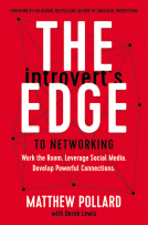 book cover for The Introvert’s Edge to Networking