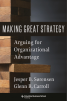 book cover for Making Great Strategy