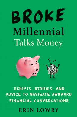 book cover for Broke Millennial Talks Money