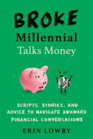 book cover for Broke Millennial Talks Money