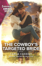 book cover for The Cowboy's Targeted Bride