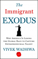 book cover for The Immigrant Exodus