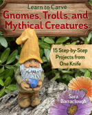 book cover for Learn to Carve Gnomes, Trolls, and Mythical Creatures