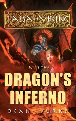 book cover for Lassa the Viking and the Dragon’s Inferno