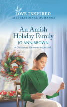 book cover for An Amish Holiday Family