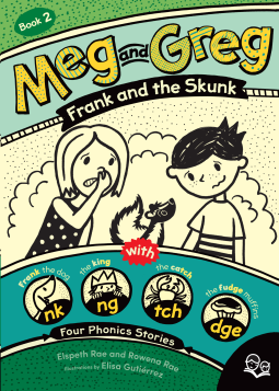 book cover for Meg and Greg: Frank and the Skunk