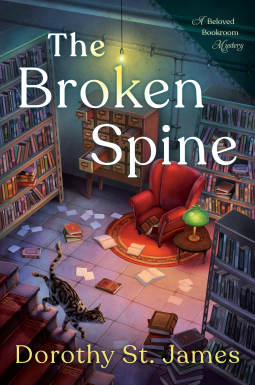 book cover for The Broken Spine