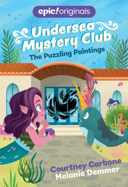 book cover for The Puzzling Paintings (Undersea Mystery Club Book 3)