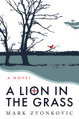 book cover for A Lion in the Grass