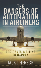 book cover for THE DANGERS OF AUTOMATION IN AIRLINERS: