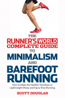 book cover for Runner's World Complete Guide to Minimalism and Barefoot Running