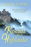 book cover for Rescued by a Highlander