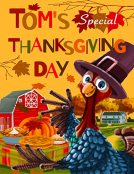 book cover for Tom's Special Thanksgiving Day
