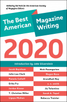 book cover for The Best American Magazine Writing 2020