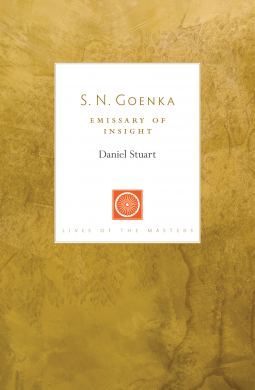 book cover for S. N. Goenka