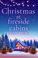 book cover for Christmas at Fireside Cabins
