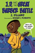 book cover for J.D. and the Great Barber Battle