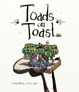 book cover for Toads on Toast