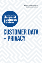 book cover for Customer Data and Privacy: The Insights You Need from Harvard Business Review