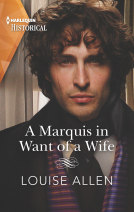 book cover for A Marquis in Want of a Wife