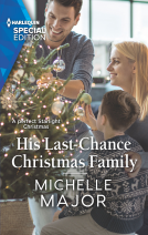 book cover for His Last-Chance Christmas Family