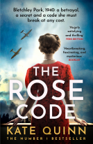 book cover for The Rose Code