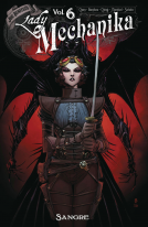 book cover for Lady Mechanika vol 6 Sangre
