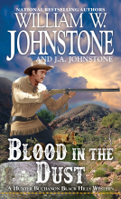 book cover for Blood in the Dust