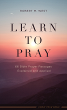 book cover for Learn to Pray
