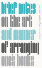 book cover for Brief Notes on the Art and Manner of Arranging One's Books