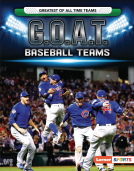 book cover for G.O.A.T. Baseball Teams