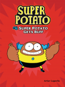 book cover for Super Potato Gets Buff