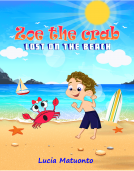 book cover for Zoe the crab - Lost on the Beach