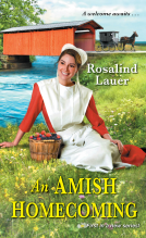 book cover for An Amish Homecoming
