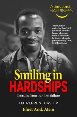 book cover for Smiling in Hardships