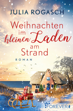 Buchcover für Weihnachten im kleinen Laden am Strand