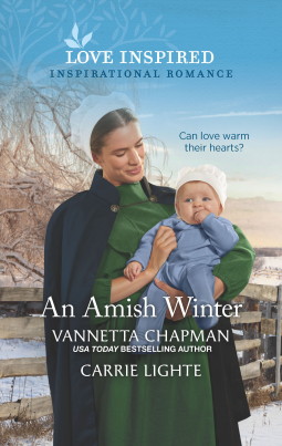 book cover for An Amish Winter
