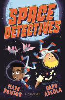 book cover for Space Detectives
