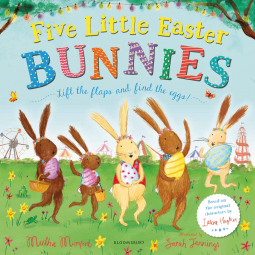 book cover for Five Little Easter Bunnies