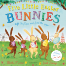 book cover for Five Little Easter Bunnies