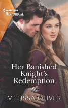 book cover for Her Banished Knight's Redemption
