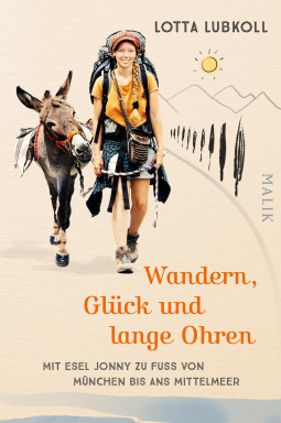 Buchcover für Wandern, Glück und lange Ohren
