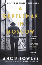 book cover for A Gentleman in Moscow