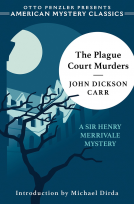 book cover for The Plague Court Murders