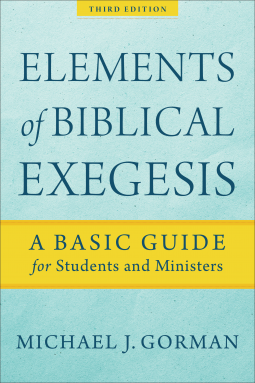 book cover for Elements of Biblical Exegesis
