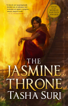 book cover for The Jasmine Throne