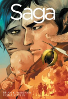 book cover for Saga Volume 1